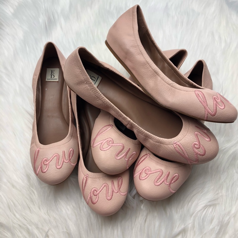 ED Ellen Degeneres Leather Love Flats - Picture 2 of 4